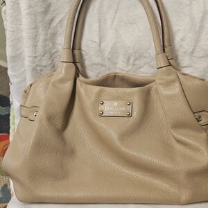 Kate Spade Pebble Leather Hobo Style Purse Handbag